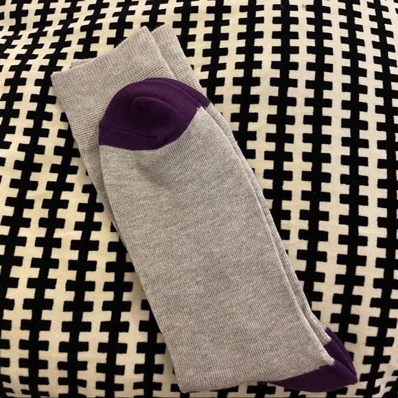 Unisex Grey Crew Athletic Boot Socks Women M Men L Basic Essential Casual Dress - Picture 7 of 14